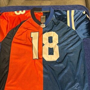 Nike Orange and Blue Split Jersey